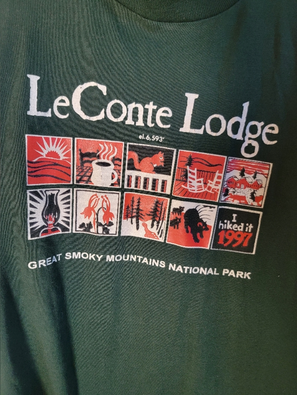 Vintage Great Smoky Mountains Long Sleeve Shirt - 1997 - XL